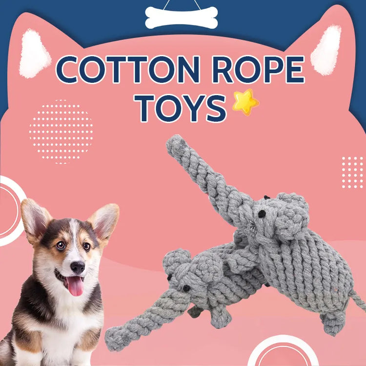Hand Interactive Cotton Rope Dog Puppy Chihuahua Toy