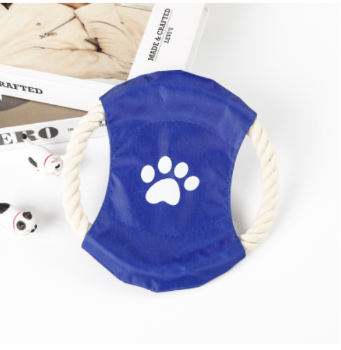 Training Chewing Teeth Cleaning Pet dog cotton rope flying disc