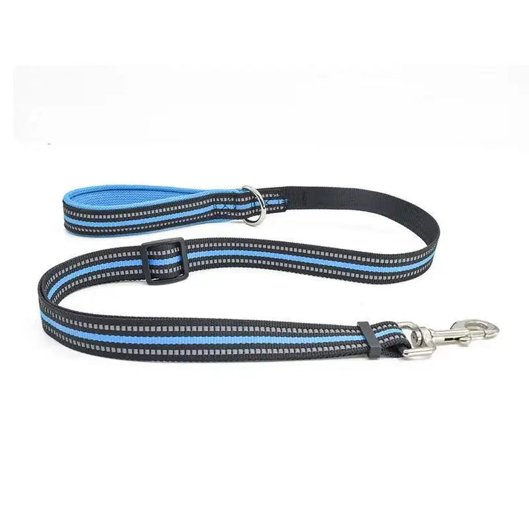 Adjustable Length Reflective Soft Handle Nylon Rope Dog Leash Dog Leads Custom Leash