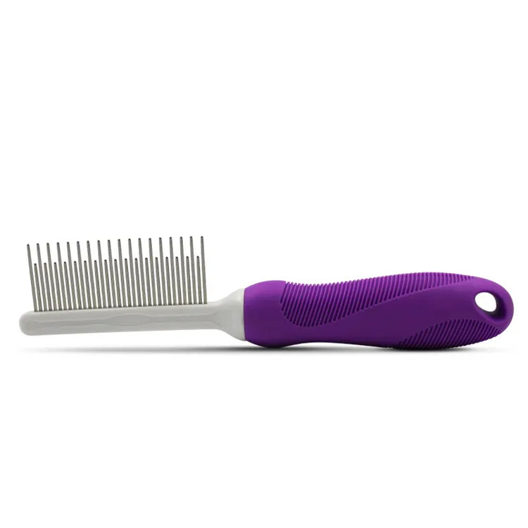 Factory Supply Dog Hair Comb Stainless Steel Brush Straight Line Long And Short Tooth Steel Needle Long Hair Open Knot Comb