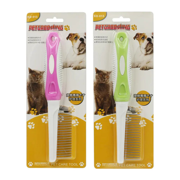 Dog Cat Grooming Tools Stainless Steel Pet Grooming Pin Comb Brush
