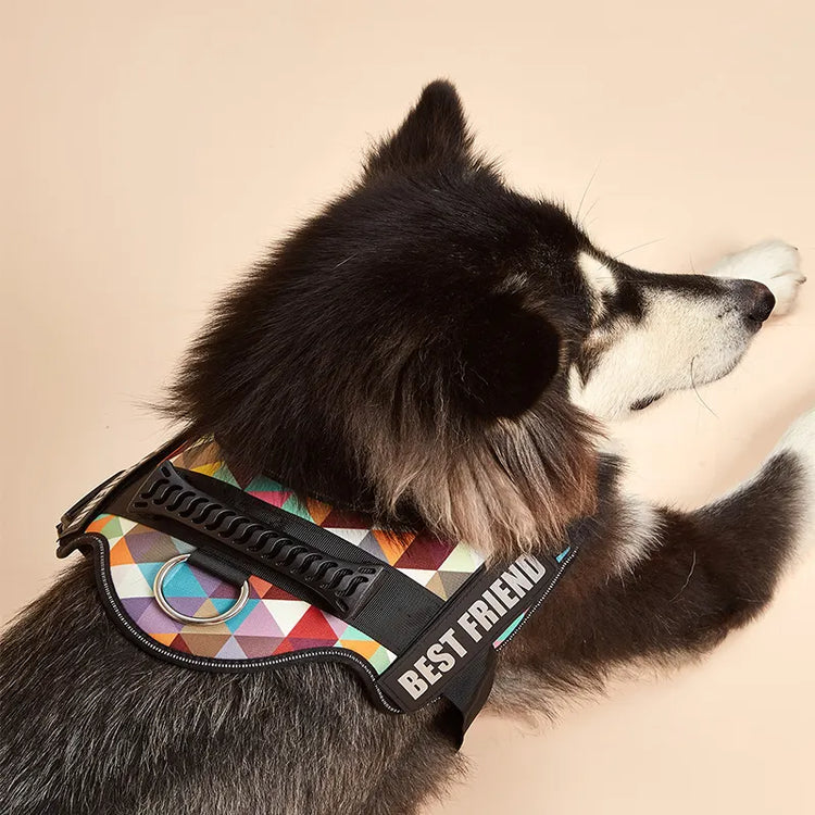 Service Dog Harness Adjustable Breathable Comfortable Dog Vest Harness for Small Medium Large Dog