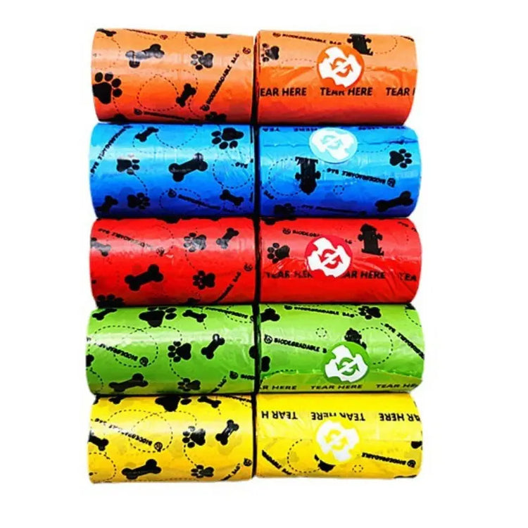 Dog Waste Bags High Quality Leak-proof Biodegradable Dog Bags Eco-friendly Degradable Baby Poop Bag