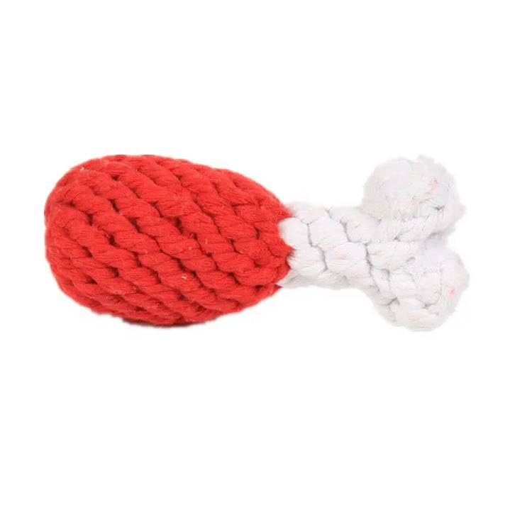Knot Toys Cotton Rope Chicken Legs Pet Toys Pet Molar Puppy Toys