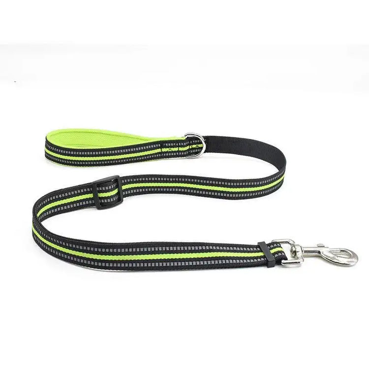 Adjustable Length Reflective Soft Handle Nylon Rope Dog Leash Dog Leads Custom Leash