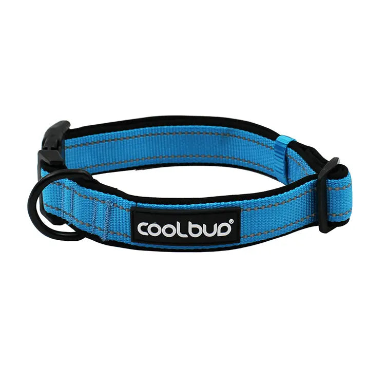 Pet Collar Reflective Dog Collar Explosion-proof Impact Retractable Dog Leash Collar